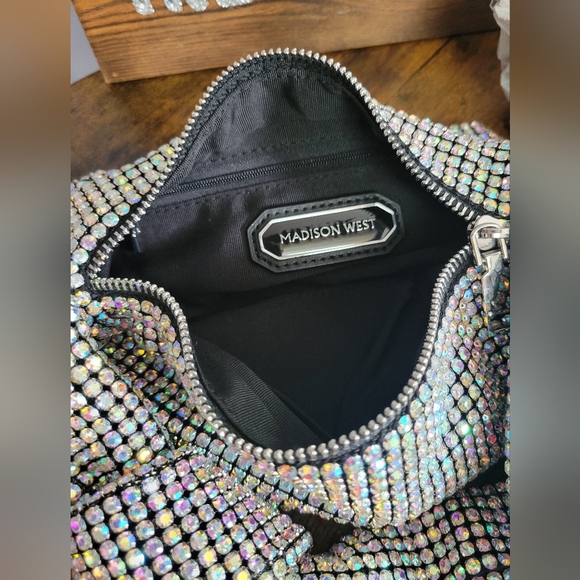 Like New Montana West Crystal Embellished Handbag aurora borialis - Picture 6 of 11